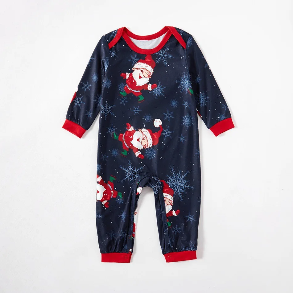 2019 Рождественский пижамный комплект для всей семьи теплые пижамы взрослых и