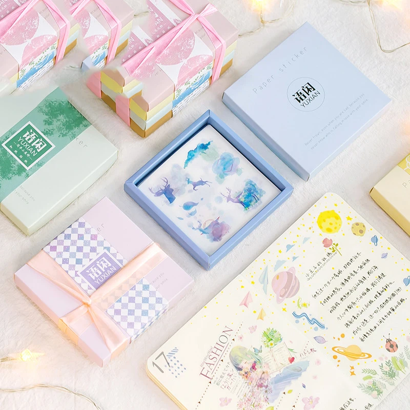 50 наклеек для канцелярских принадлежностей набор украшений сделай сам альбом