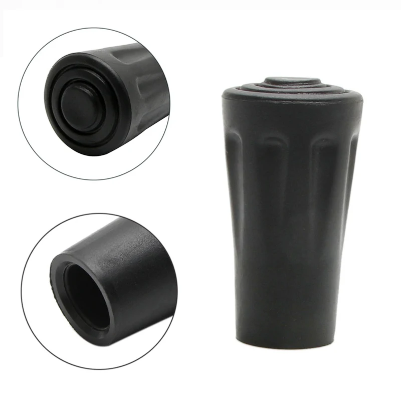 

Rubber Tip Protector Trekking Tip Protectors Walk Hiking Stick Accessories X7JD