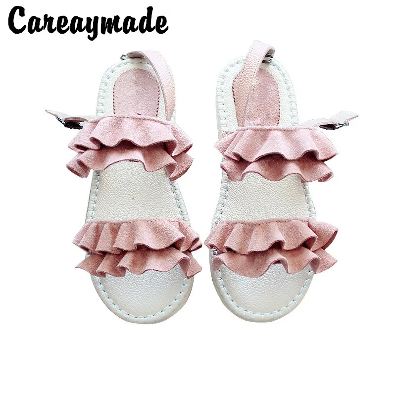 Careaymade новое летнее маленькое платье свежий удобная обувь на плоской подошве