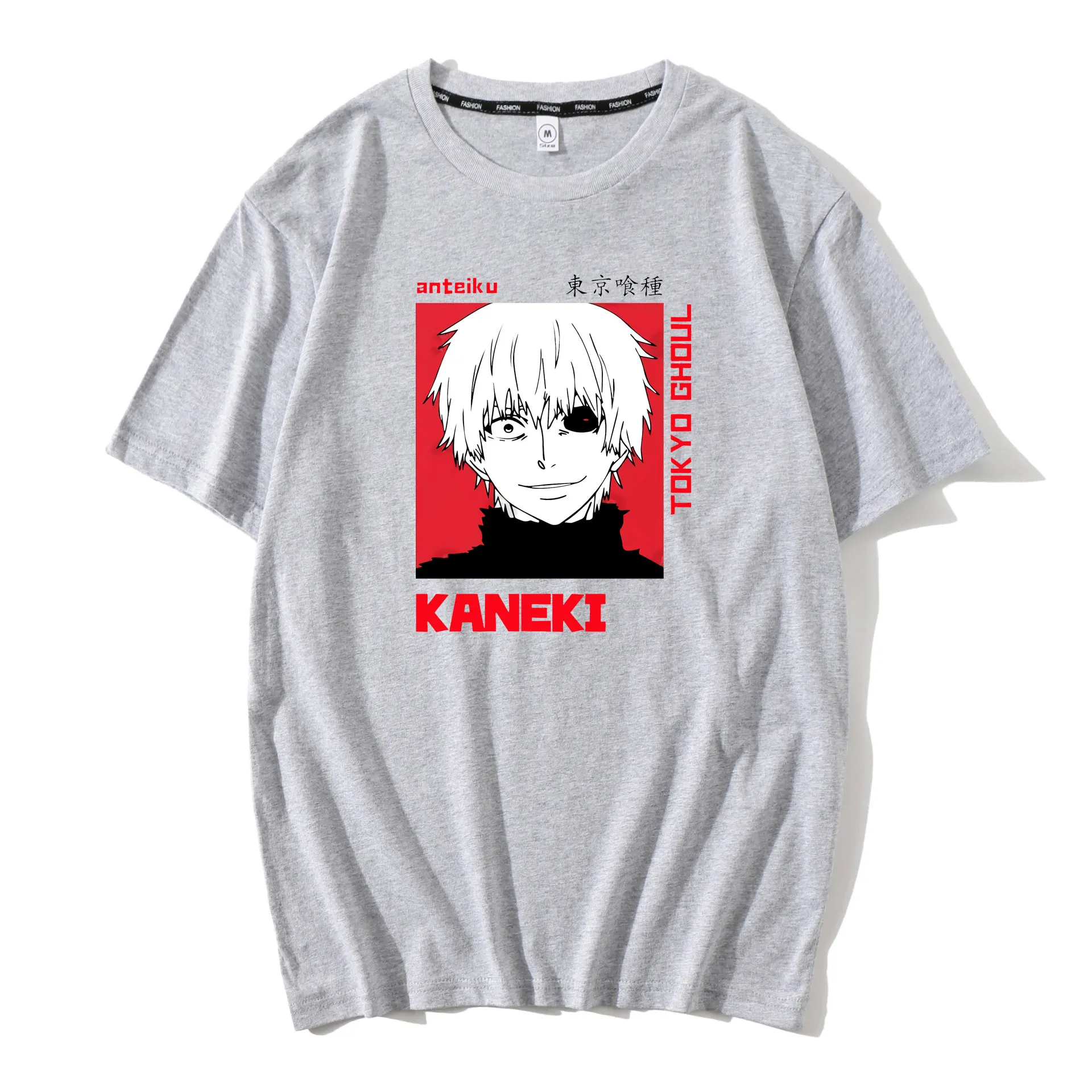 

Cool Kaneki Ken T Shirt for Men Short-Sleeve Tokyo Ghoul Tshirt Japanese Anime Manga T-shirt Pure Cotton Summer Tee Tops Gift