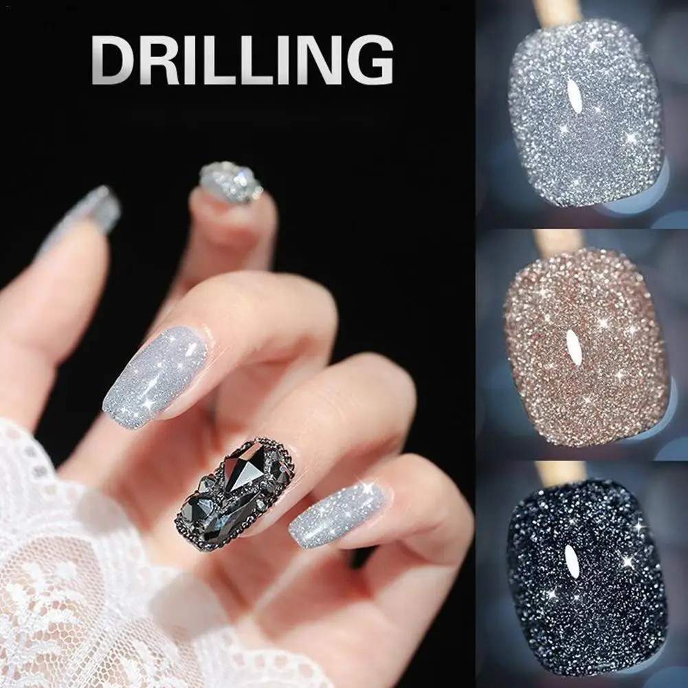 

Nailfan Milk Tea Spar Cat Eye Magnetic Gel Nail Polish Glue 15ml Silver Variety Glue Nail Art Shiny Nail Art Varnish New