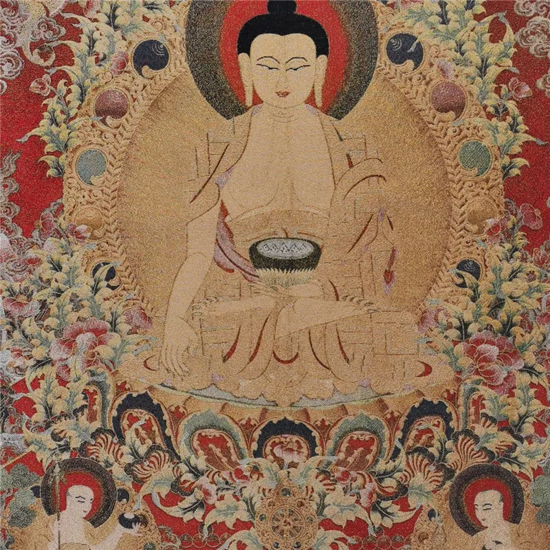 Эпос об уникальный ручной работы Большие размеры 35 &quotтибетская буддийская танка