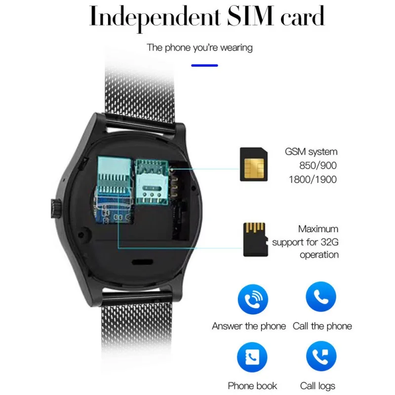 Сапфировое зеркало Смарт часы активности беговой браслет спортивные умные 280 мАч