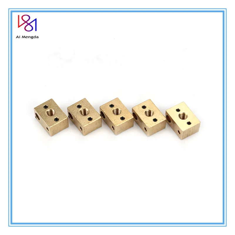 Медный латунный нагревательный блок для 3D принтера V6 J-head Hotend насадки подходят