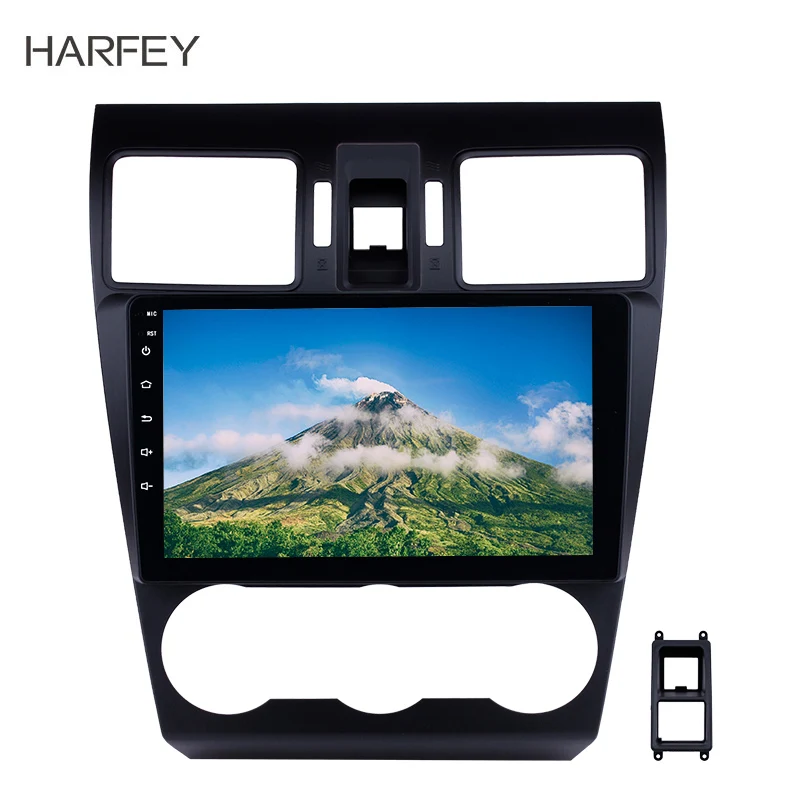 GPS навигатор Harfey 9 дюймов Android 1 сенсорный экран Bluetooth радио для Subaru XR Forester Impreza 2013 2014