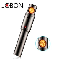 new jobon compact electric flameless lighter windproof strip shape usb rechargeable tungsten lighters gadgets for men gift