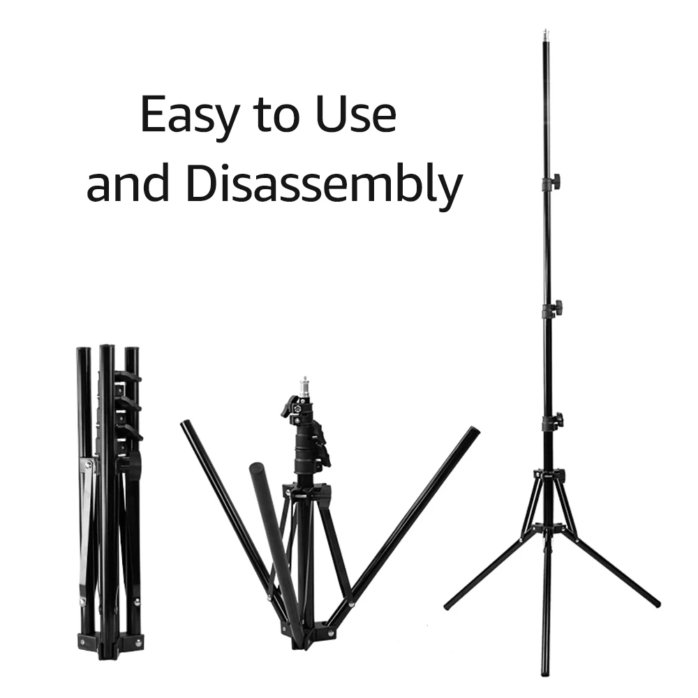 180 см складной светильник для ног штатив четыре секции сверхмощный 1/4 дюйма Винт