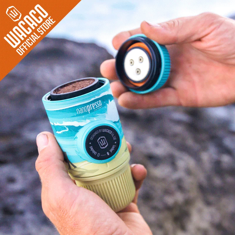Портативная кофеварка для эспрессо Wacaco Nanopresso 18 бар под давлением с ручным