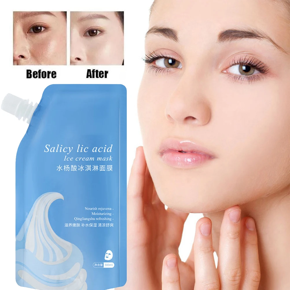 Салициловая кислота льда крем уход за кожей лица питает и увлажняет кожу
