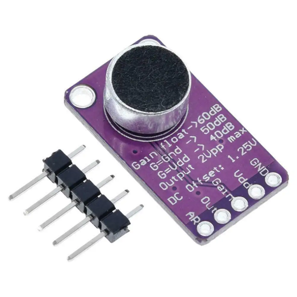 

Микрофонный усилитель Electret, стабильный модуль MAX9814 с автоматическим управлением усилением