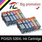Чернильные картриджи HTL PGI525 PGI 525 CLI 526 для принтера Canon Pixma iP4850 ix6550 MG5150 MG5250 MG6150 MG8150 MX885 MG5350