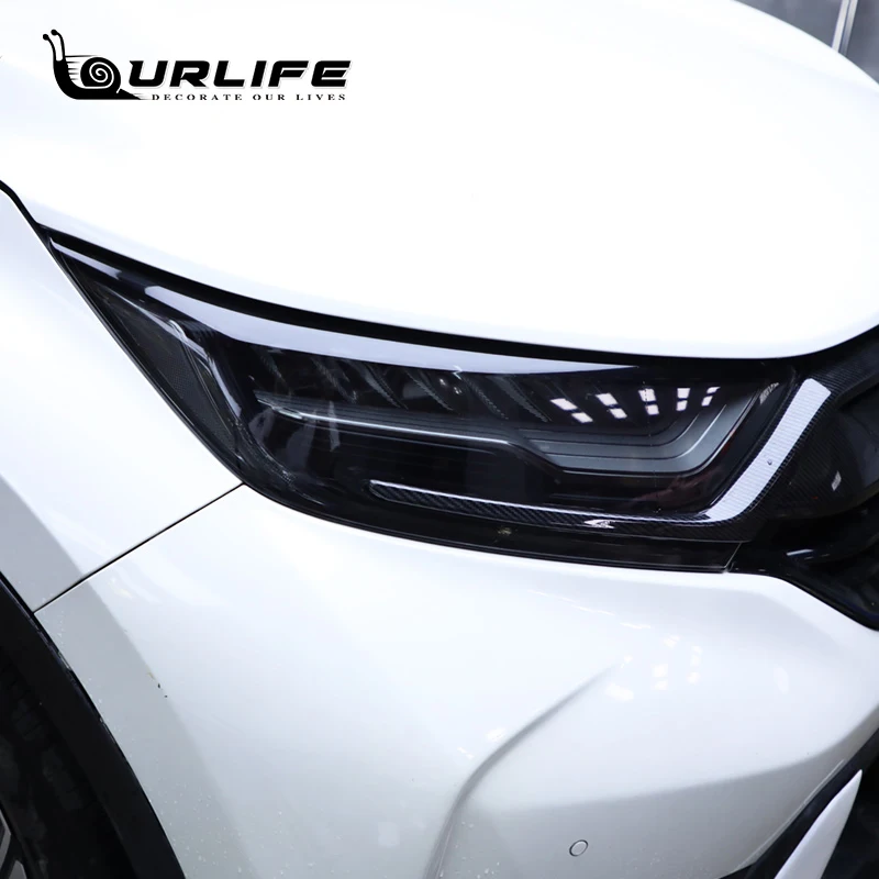 

ТПУ автомобильные товары черная пленка для фар Защитная Наклейка для Honda crv cr-v 2017 2018 2019 2020 5 Аксессуары против царапин