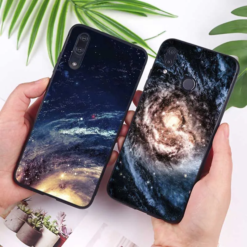 sky Space planet Soft Silicone Phone Case for huawei honor 20 lite 8x 9x pro 10 v30 |