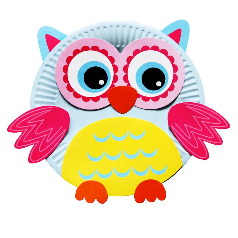 owl Детский сад много декоративных поделок diy игрушки головоломка бумажный лоток ремесла детские развивающие игрушки для детей Девочка/Мальчик Рождественский подарок 906 - Цвет: owl
