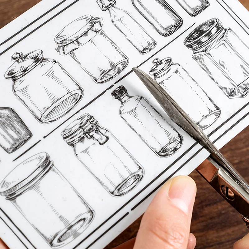 Винтажные буквенные бутылки Бабочка печать растения DIY губка Резиновые Марки для