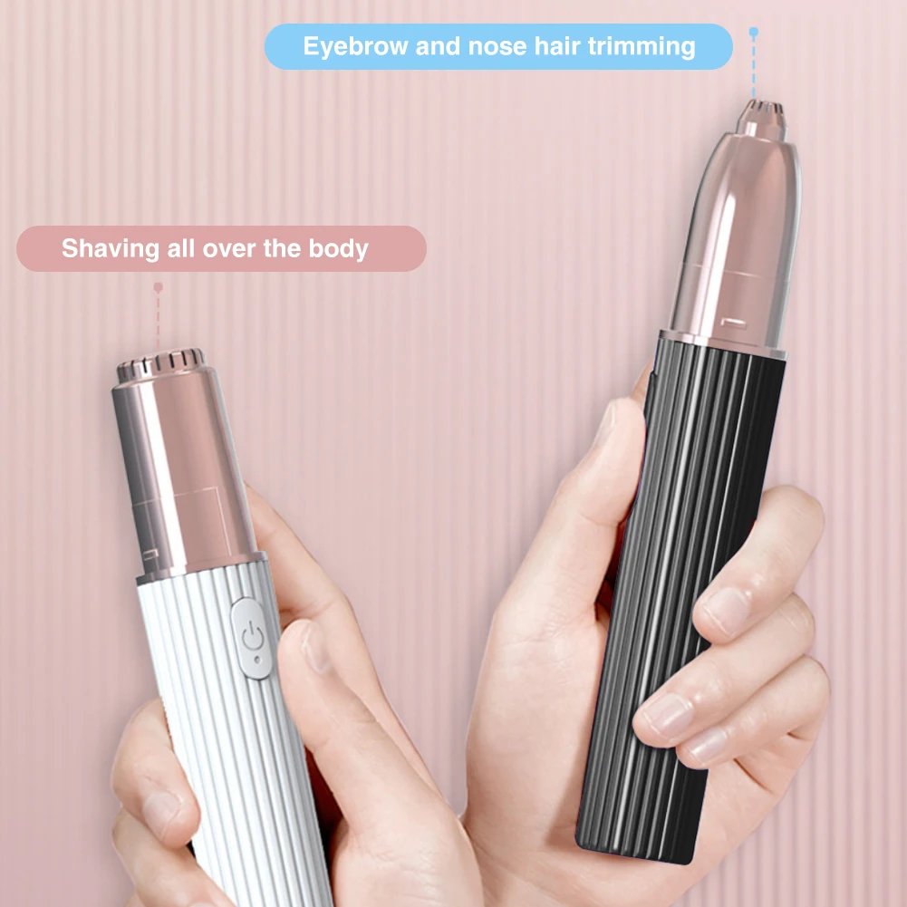 

Mini Electric Epilator Women USB Rechargeable hair removal Female Lipstick Eyebrow Trimmer Face Brows Hair Remover Epilator Pen