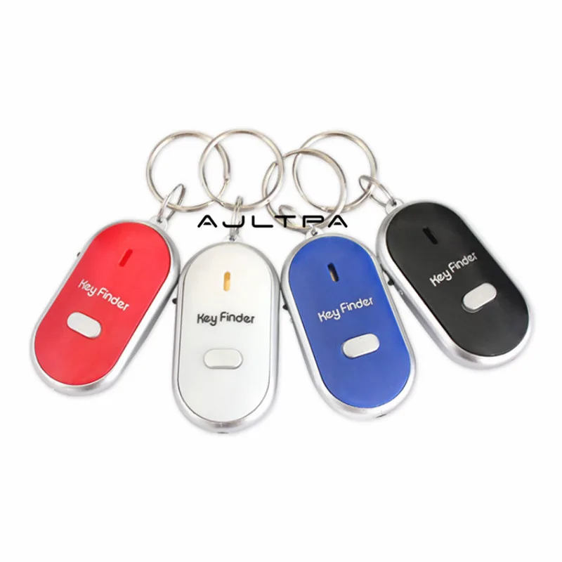 1000Pcs Sound Control Whistle LED Key Finder Locator Find Anti-Lost Keychain Keys Chain Parrty Favor Gifts H4870