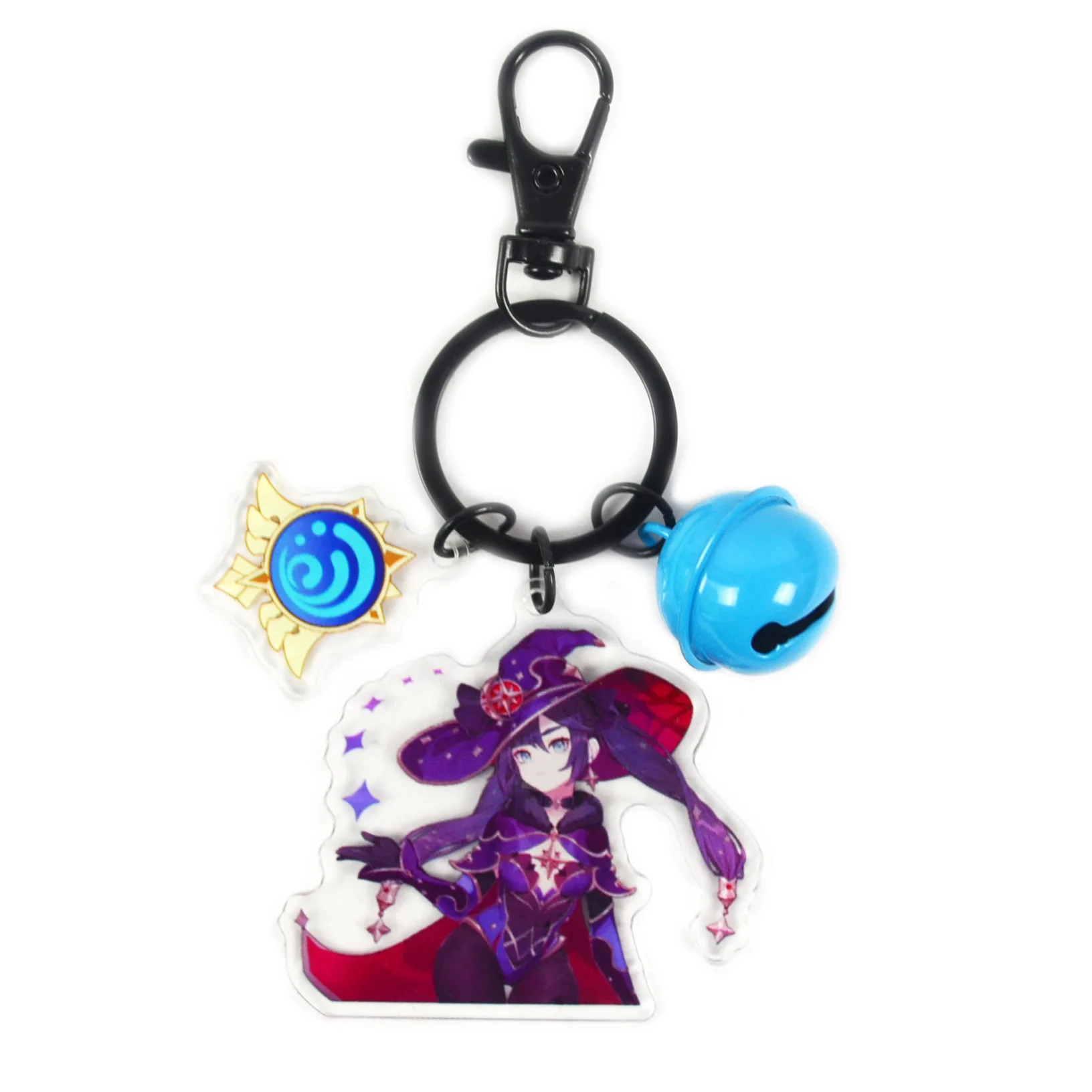 

Hot Game Genshin Impact Anime Keychain Cosplay Hutao Xiao Ganyu Albedo Zhongli Cute Cartoon Character Fans Collection Pendant