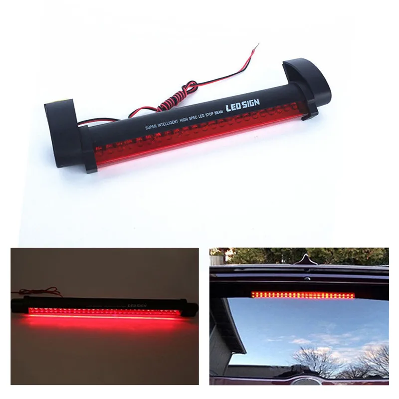 

Car 12V 24 LED High Mount Stop Rear Tail Warning Light Lamp Red Auto Third 3RD brake light parking