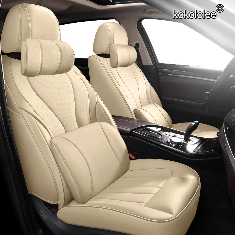 Чехол для автомобильного сиденья kololee кожаный чехол Volkswagen Passat Beetle Tuareg Tiguan Phaeton VW R36