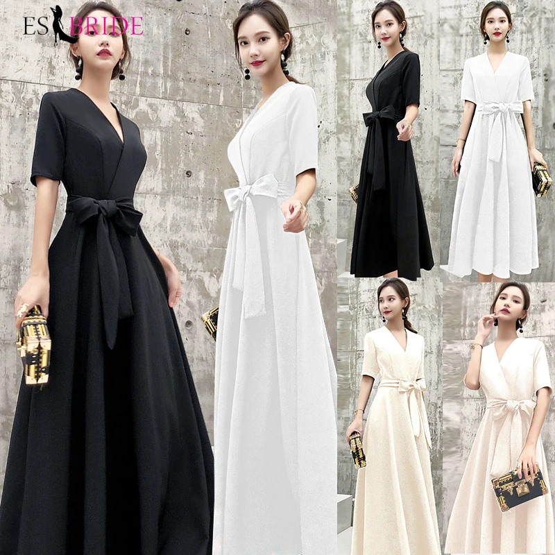 Черное Длинное Элегантное официальное блестящее кружевное платье с аппликацией