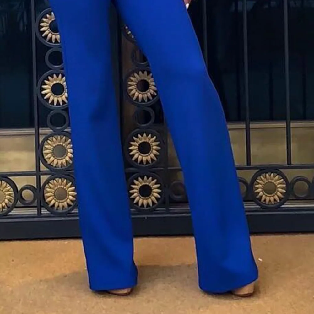 Комплект из двух предметов сексуальные офисные костюмы однотонный Королевский