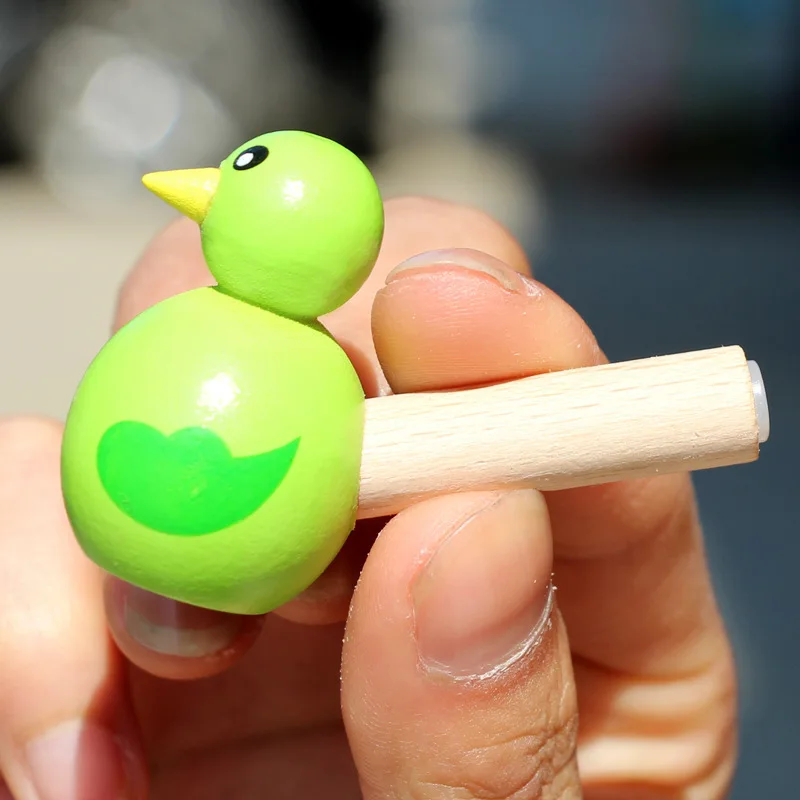 

Baby Kids Wooden Toy Mini Whistle Bird Developmental Toy Musical Toys Colorful Lovely Instrument Toys Musical Gift