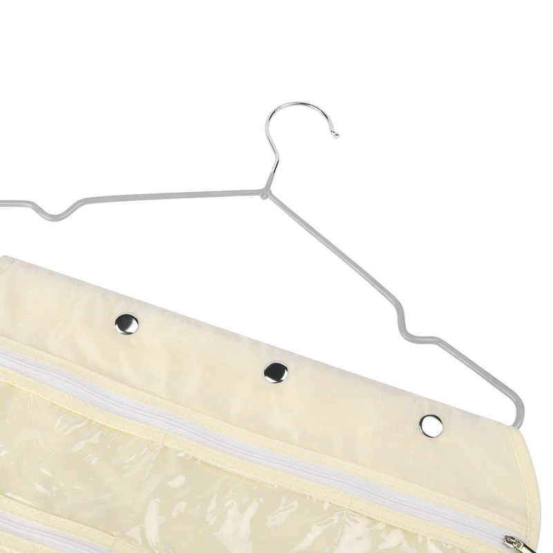 

56 Pocket Jewelry Hanging Organizer Jewelry Display Storage Bag Earrings Ring Necklace Bracelet Organizer Display