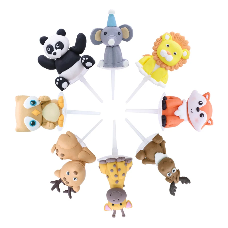 Игр тема джунгли вечерние милые фетр дерево фигурки жениха и невесты Лев лиса