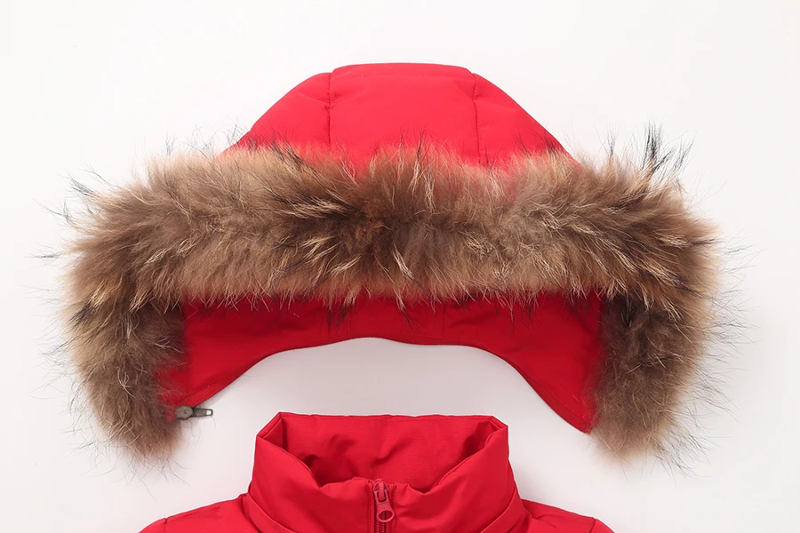 Winter Baby Jacket For Girls Boys Down Jacket Kids Warm Fur collar Hooded Outerwear Coat Children Clothes 4 6 8 10 11 Years