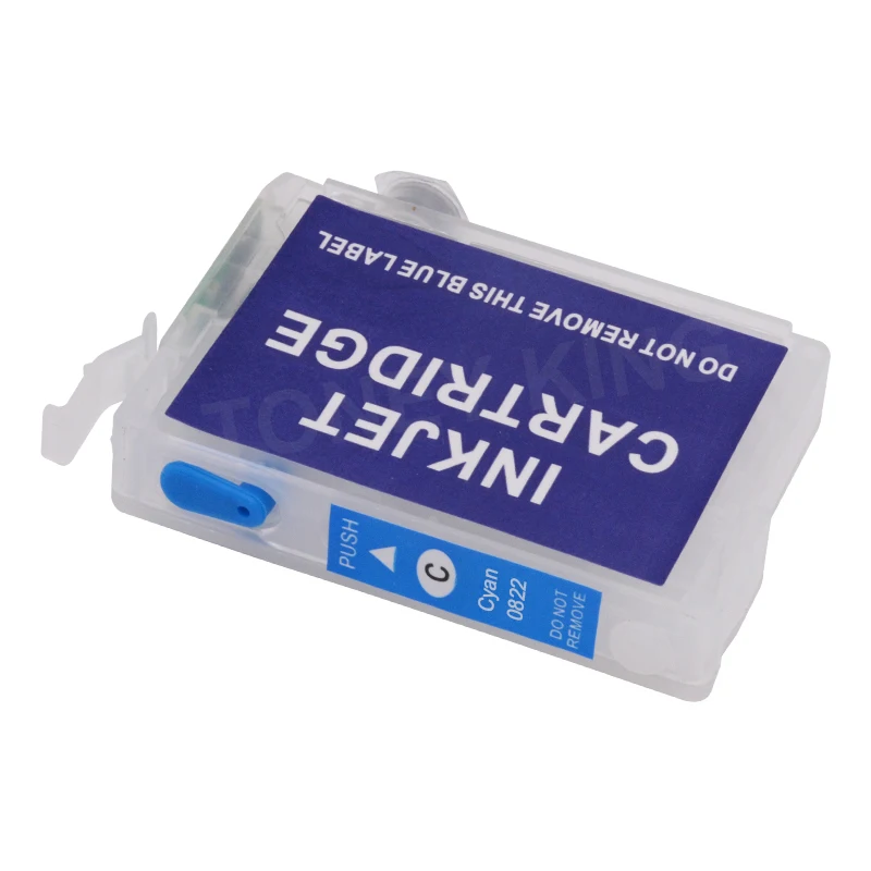 toney king t0821 refillable ink cartridge for epson stylus photo t50 r290 r295 r390 rx590 rx610 rx615 rx690 1410 tx650 printer free global shipping