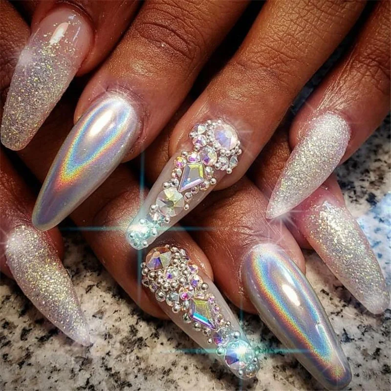 Профессиональный супер липкий клей для фольги 8 мл УФ Гель лак ногтей Кристальный