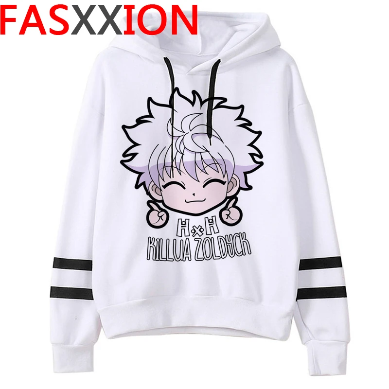 

Мужская толстовка Hunter x Hunter Killua Hisoka, 2020, мужской пуловер в стиле хип-хоп, с рисунком размера плюс