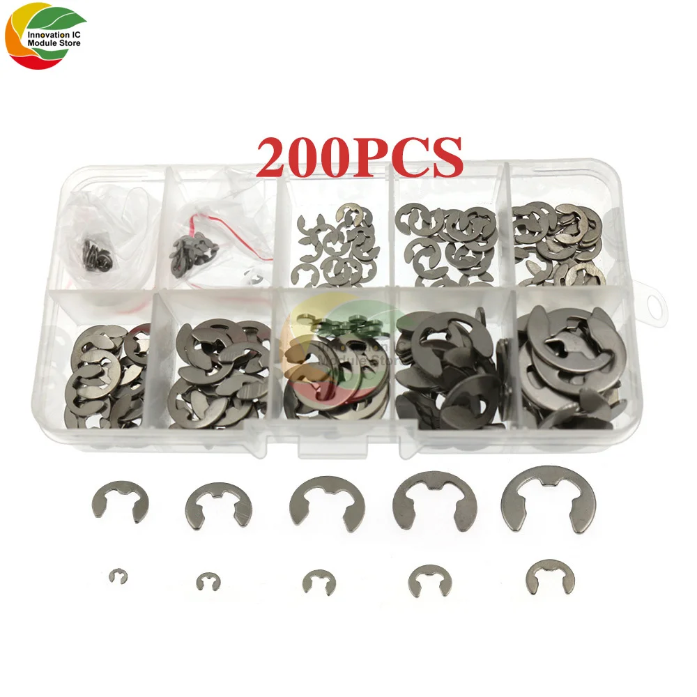 

120/200 шт., удерживающее кольцо из нержавеющей стали