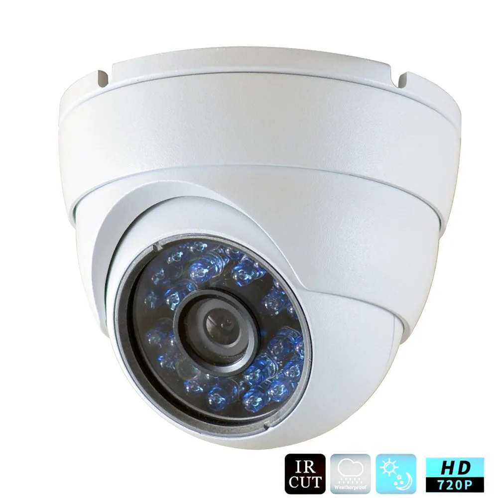 1.0MP/1080P AHD 2000TVL цветная CMOS CCTV камера 720P Водонепроницаемая наружная крытая купольная камера высокого разрешения камера видеонаблюдения