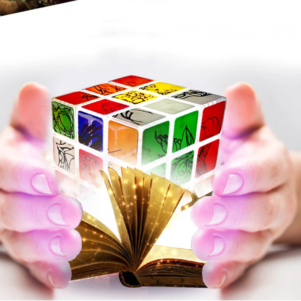 3x3x3 LED Light-up Magic Cube USB Charged Glowing Speed Brain Teaser Puzzle Toy for Lovers | Игрушки и хобби