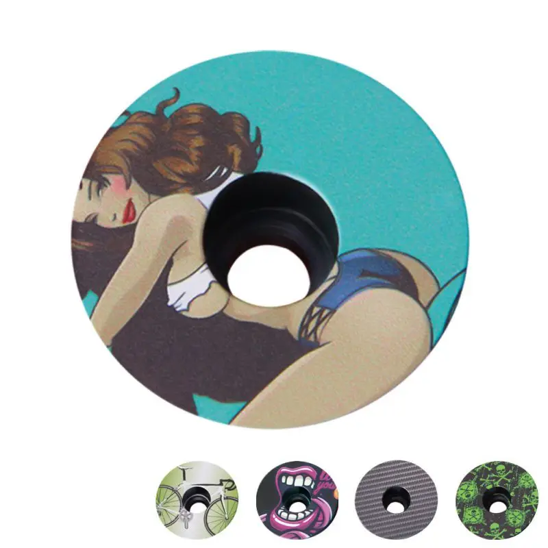 

Aluminum Alloy Bicycle Headset Top Cap Threadless Stem Cover Road MTB Bike Stem Accessories Headset Top Cap Cover