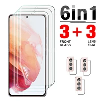 6IN1 Hydrogel Soft Film Full Coverage Protection For Samsung Galaxy S21 Plus Ultra Screen Protector Safety Protective Film