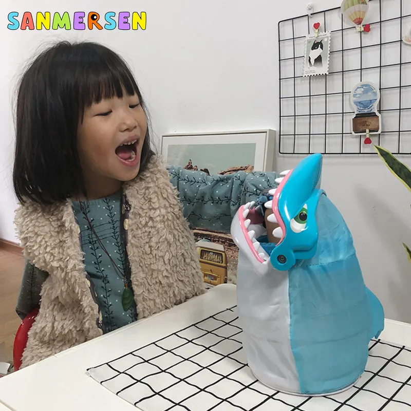 Миниатюрные игральные кости Акула игрушки которые кусают людей вечерние