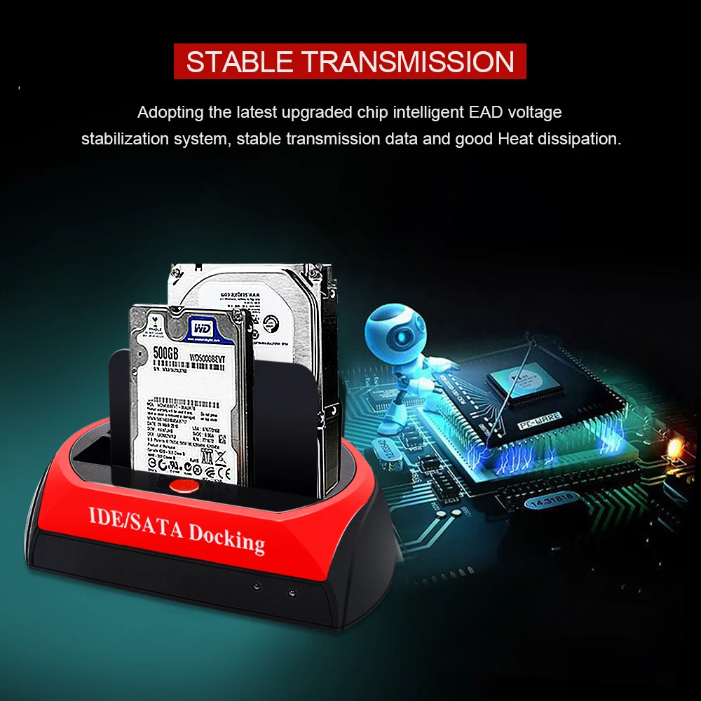 CHIPAL ВСЕ В ОДНОМ Hdd док станция eSATA к USB 2 0 адаптер для 5/3 5 жестких дисков HD жесткий