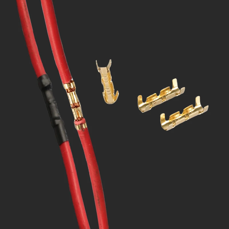 

1000pcs 453 U-shaped 0.3-1.5mm² Terminal Tab Cold Pressure Terminal Inserts Circuit wire connector Terminal Electrical Terminal