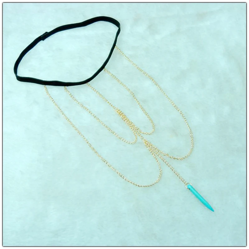 Пикантные бирюзовый кулон цепочка на ногу браслет браслеты из нержавеющей стали