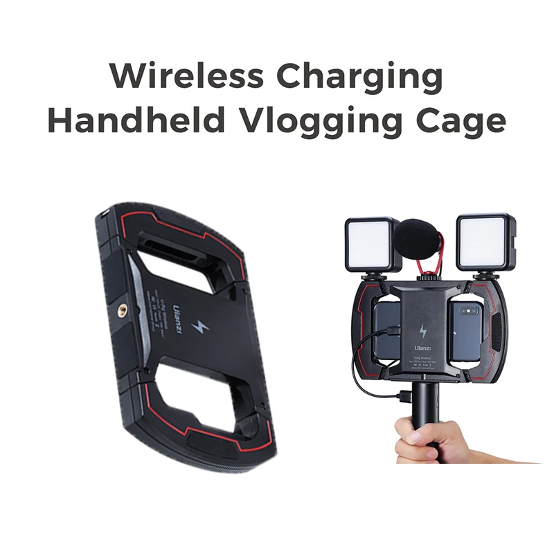 

Беспроводное зарядное устройство Ulanzi U-Rig для смартфона, устройство для быстрой зарядки с холодным башмаком, Ручной Стабилизатор для видео, ...