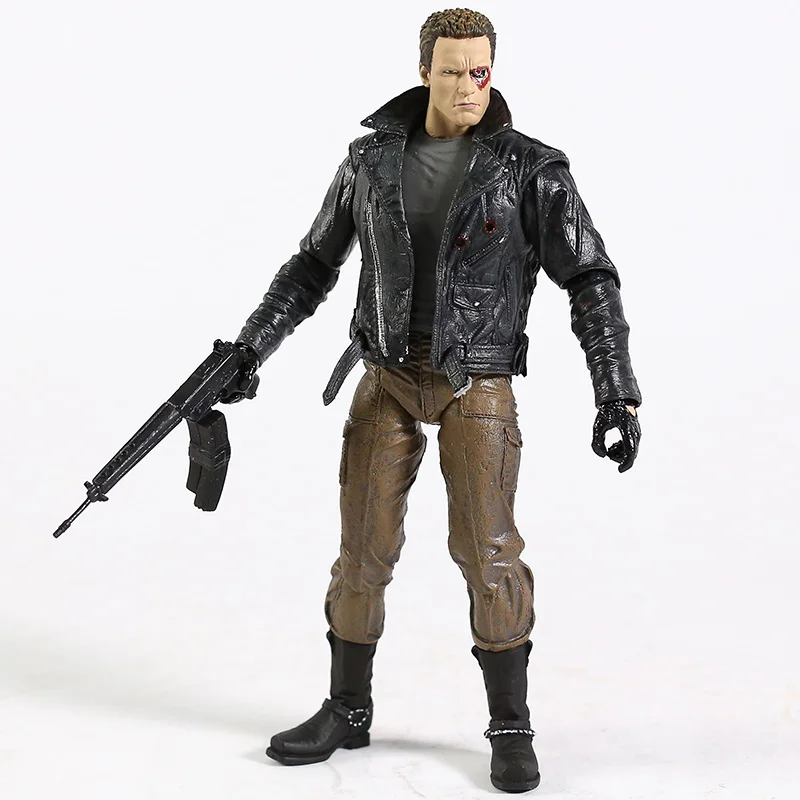 NECA Terminator 1 ~ 2 T-800 Арнольд Шварценеггер 7 дюймов экшн-фигурка Коллекционная модель