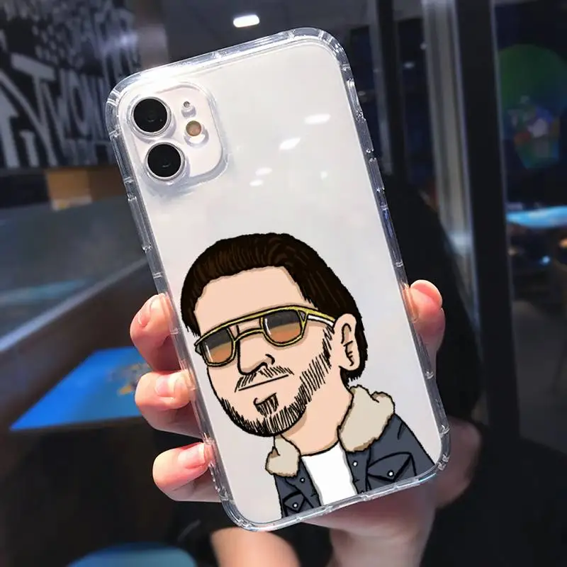 

PNL QLF Phone Case Transparent for Clear iPhone 11 12 mini pro 8 7 6 6S XS MAX Plus X 5S SE 2020 XR