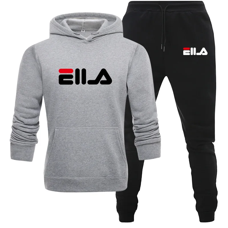 Мужской/женский спортивный костюм 2019 флисовая куртка с капюшоном + штаны