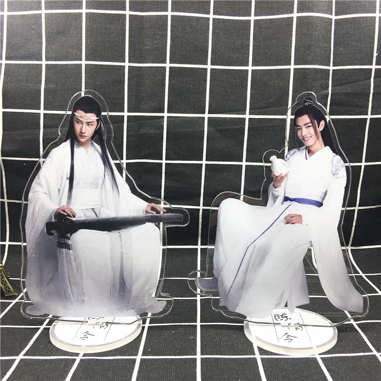 Grandmaster of Demonic Cultivation брелок untamed Lan Wangji Wei Wuxian акриловое кольцо для ключей mo dao zu shi брелок llaveros