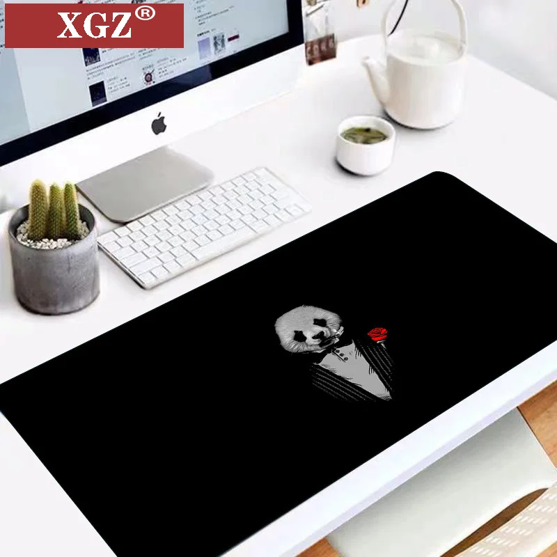 

XGZ Animal Panda Picture Mouse Pad Is Suitable for Gamer Accessories Office CS GO Table with Anti-slip Mat 80x30cm 40x90cm Desk