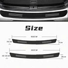 1 шт. наклейка из углеродного волокна для защиты заднего бампера, аксессуары для Nissan Qashqai Juke Leaf Micra Sentra NOTE патруль Максима